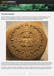 Aztec Calendar - COSMICSOLUTIONS