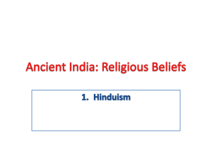 Ancient India: Religious Beliefs
