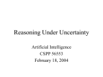 Reasoning Under Uncertainty
