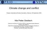 Climate change and conflict