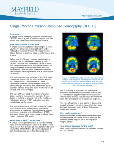 Single Photon Emission Computed Tomography (SPECT)