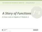 Module Focus Algebra II Module 2