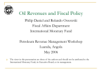Fiscal Management in Oil-Producing Countries