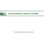 7.3 multivariable linear systems