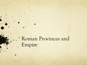 Empire acquisition and provinces
