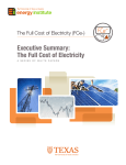 Executive Summary: The Full Cost of Electricity