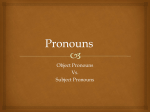 Pronouns