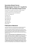 Secondary Breast Cancer - Matepukupuku Tuarua ā-Ū
