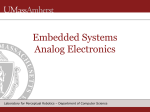 Embedded Systems Analog Electronics
