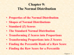 Chapter 10 - The Normal Distribution