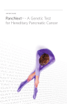 A Genetic Test for Hereditary Pancreatic Cancer