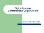 Digital Systems: Combinational Logic Circuits