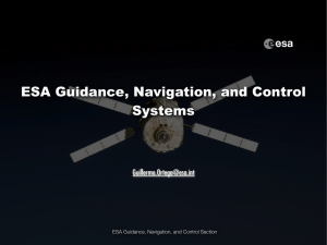 ESA Guidance, Navigation, and Control Systems