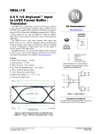 NB6L11S - 2.5 V 1:2 AnyLevel Input to LVDS Fanout Buffer / Translator