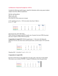 An Illustrative Numerical Example for ANOVA