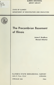 The PreCambrian basement of Illinois