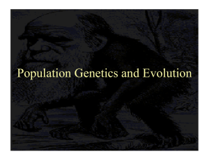 Population Genetics and Evolution