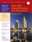 53rd ASH® Annual Meeting and Exposition