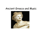Ancient Greece and Music
