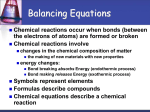 Balancing a Chemical Equation
