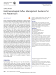 Gastroesophageal Reflux: Management Guidance for