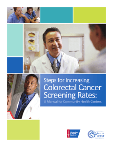 Colorectal Cancer Screening Rates