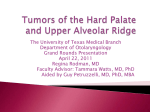 Tumors of the Hard Palate and Upper Alveolar Ridge