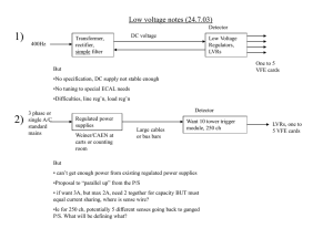 Low voltage notes