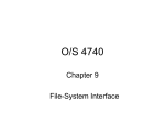 File System Interface
