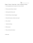 Chapter 4, Section 1 Study Guide – Early Civilizations in Greece