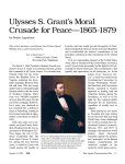 Ulysses S. Grant`s Moral Crusade for Peace—1865