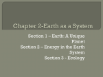 Chapter 2-Earth as a System