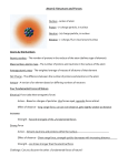 Atomic Structure and Forces