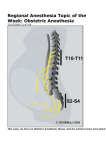 Regional Anesthesia Topic of the Week