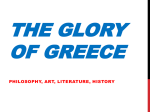 THE GLORY OF GREECE