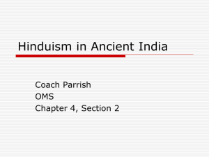 Hinduism in Ancient India