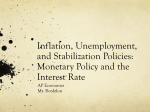 Monetary Policy and the Interest Rate