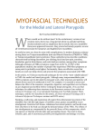 myofascial techniques - Advanced