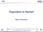 13. Nazi Germany - Opposition to Nazism