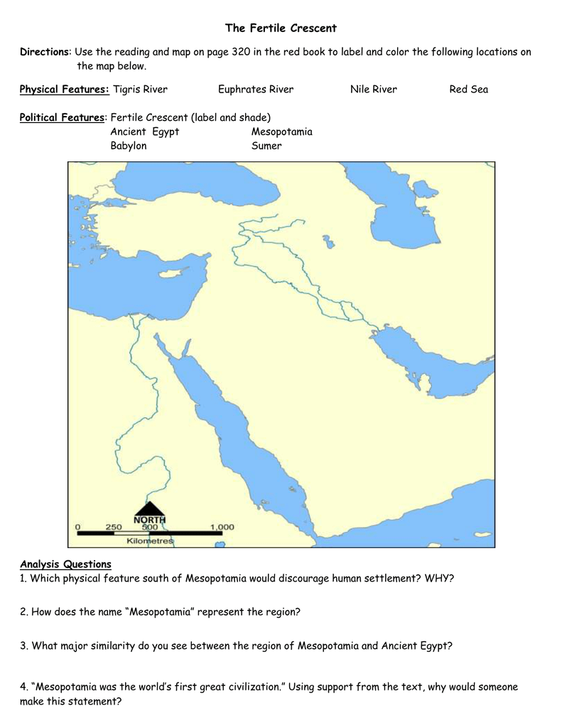 Page 32 Fertile Crescent Egypt Map 6