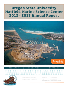 Oregon State University Hatfield Marine Science Center 2012