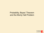 02 Probability, Bayes Theorem and the Monty Hall Problem