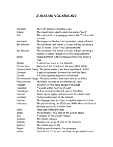 Judaism Vocabulary