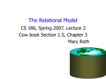 The Relational Model - inst.eecs.berkeley.edu