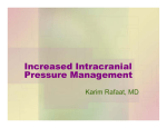 Increased Intracranial Pressure Management