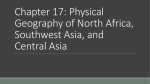 Chapter 17: Physical Geography of North Africa, Southwest Asia