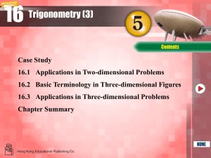 Book 5 Chapter 16 Trigonometry (3)