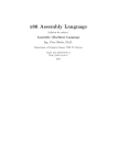 x86 Assembly Language