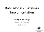 Lecture 6 Data Model Design