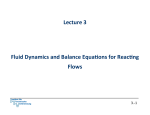 Fluid Dynamics and Balance Equations for Reacting Flows